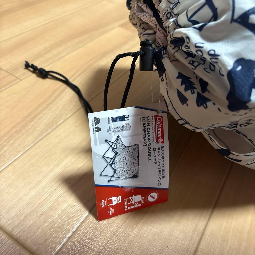 Coleman ファンチェアダブル キャンプチェア 折りたたみ 2人掛け 廃盤品