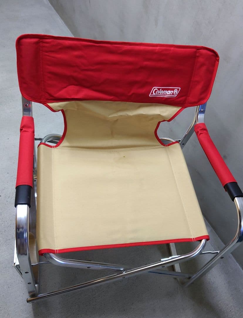 Coleman(コールマン)ニューキャプテンチェア サイドテーブル付 レトロ