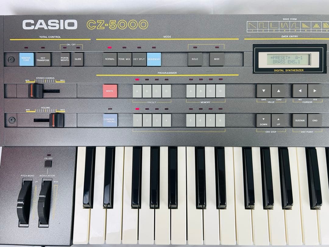 【希少】CASIO デジタルシンセ　CZ-5000 シンセサイザー