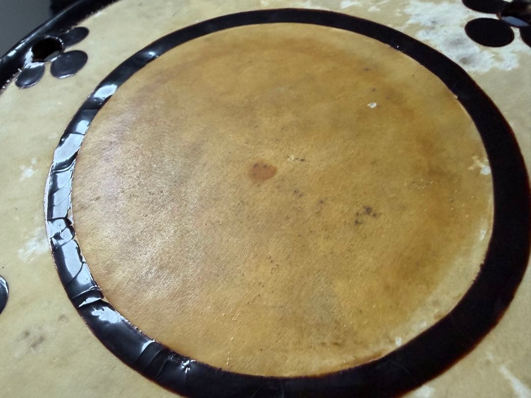 和楽器 小鼓　革　中古　古革