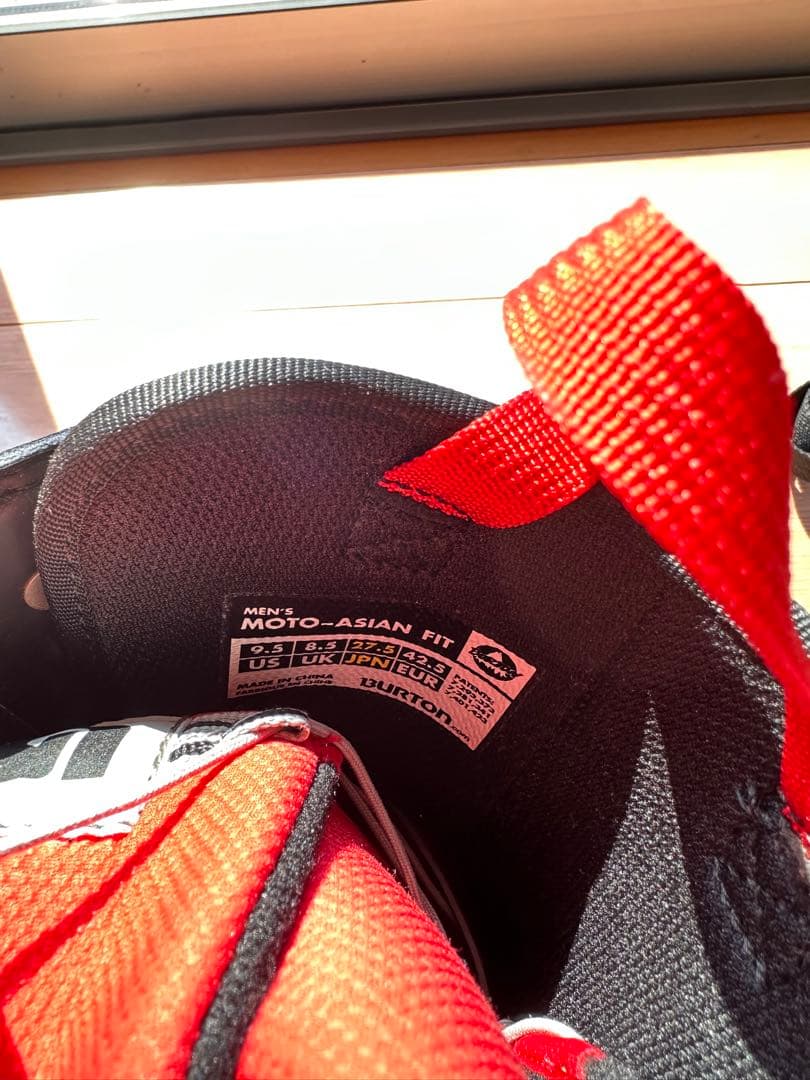 【使用2回・美品】BURTON MOTO ASIAN-FIT 27.5cmブーツ