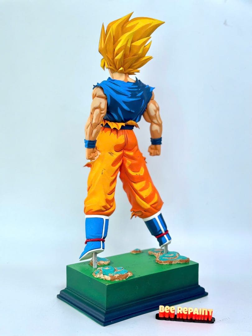 ドラゴンボールガレージキット　超サイヤ人孫悟空リペイント