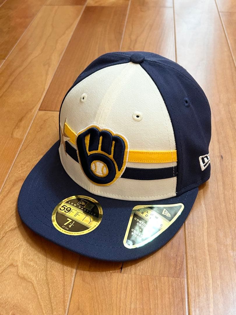 新品ブリュワーズ ニューエラ59FIFTY LPキャップ 7 1/4オールスター