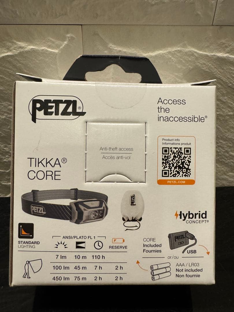 PETZL TIKKA CORE 新品・未開封