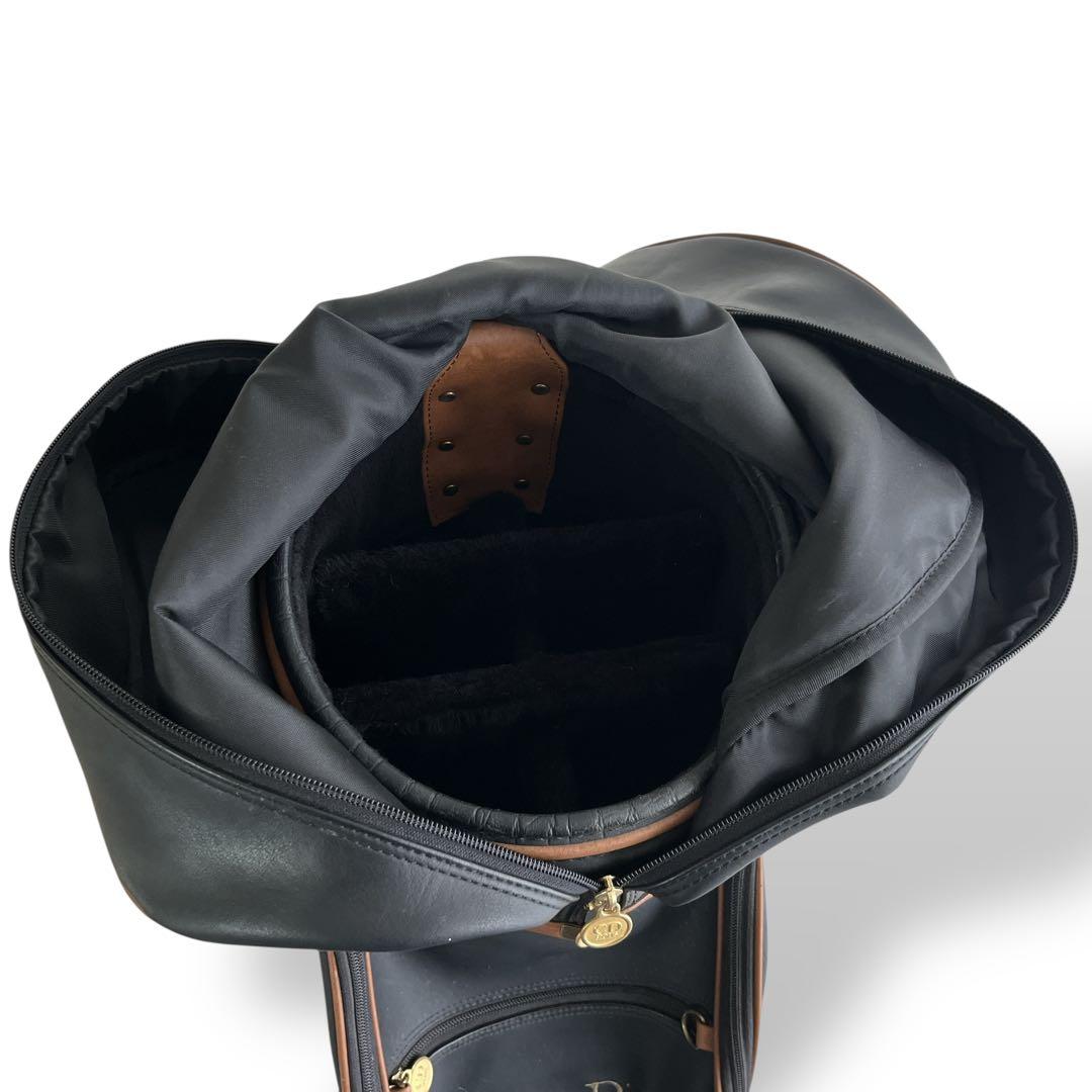 Dior ディオール　キャディバッグ　SPORTS ロゴ金具　ブラック　レザー
