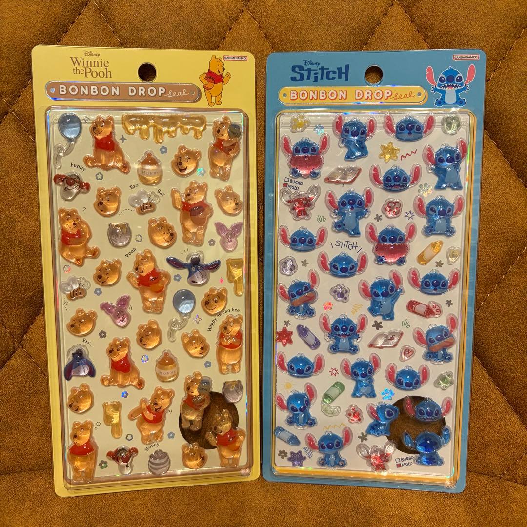 国内正規品！ボンボンドロップシール✩︎ディズニー第二弾【4枚セット】