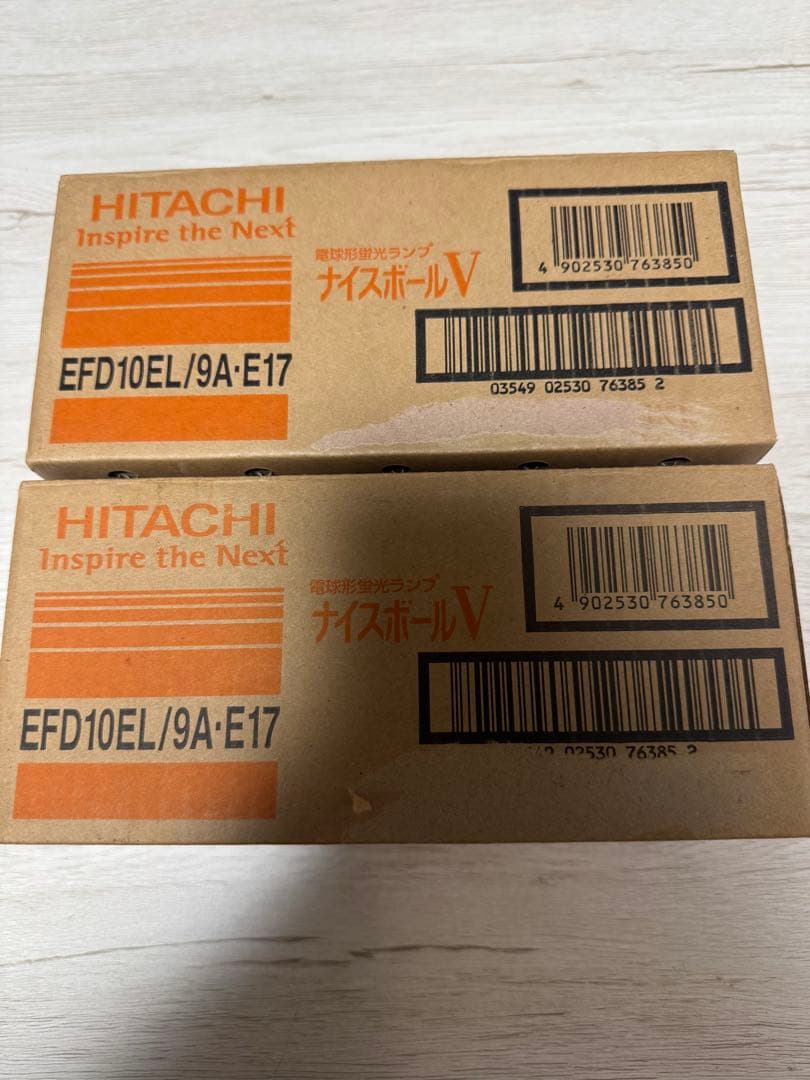 HITACHI ナイスボール V E17 40W EFD10EL/9A-E17