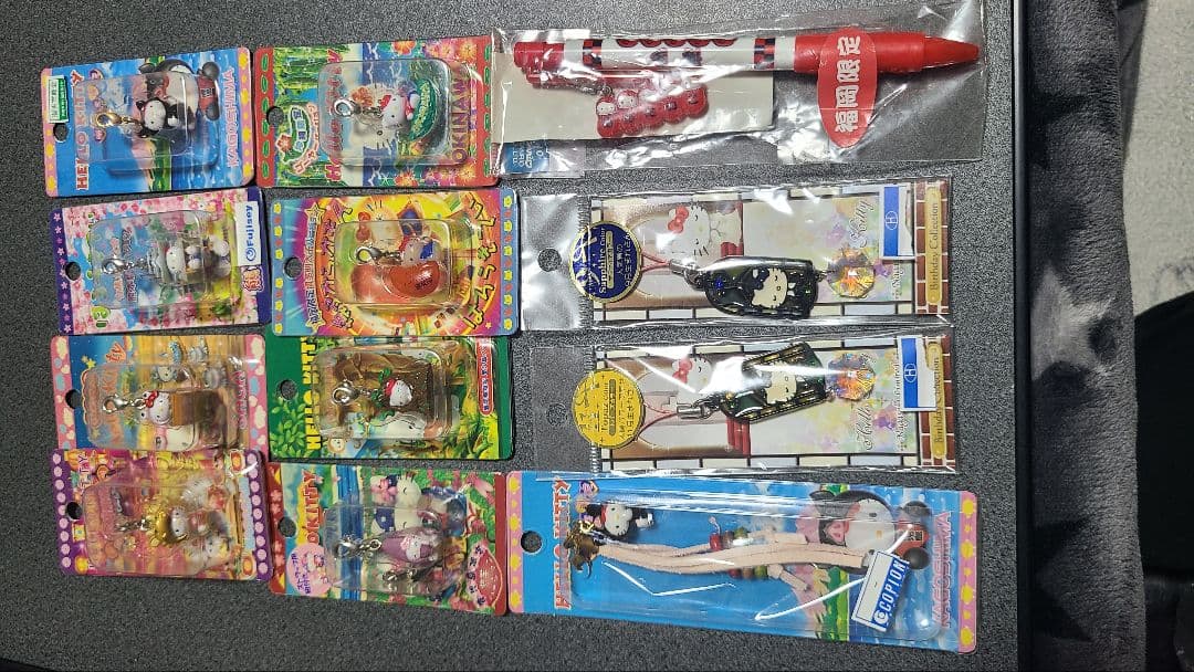 新品未開封★関東、関西、九州エリア★ご当地キティ★ストラップまとめ売り44点
