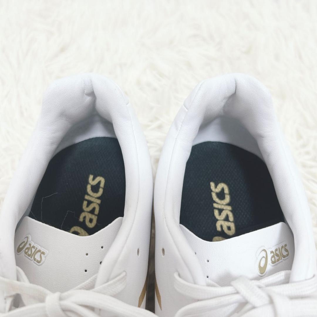 アシックス　スパイク　サッカー　DS LIGHT WIDE 24.5cm 白　金