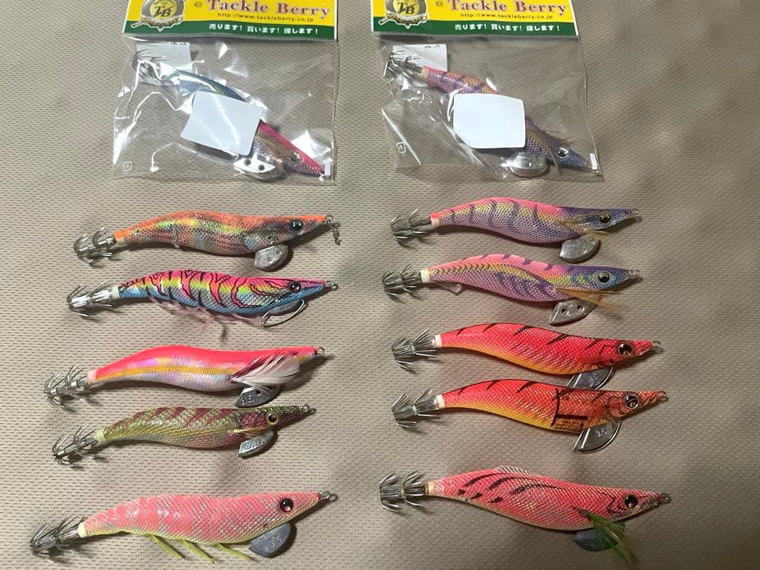 中古エギ　まとめ売り　12個+おまけ3・4個
