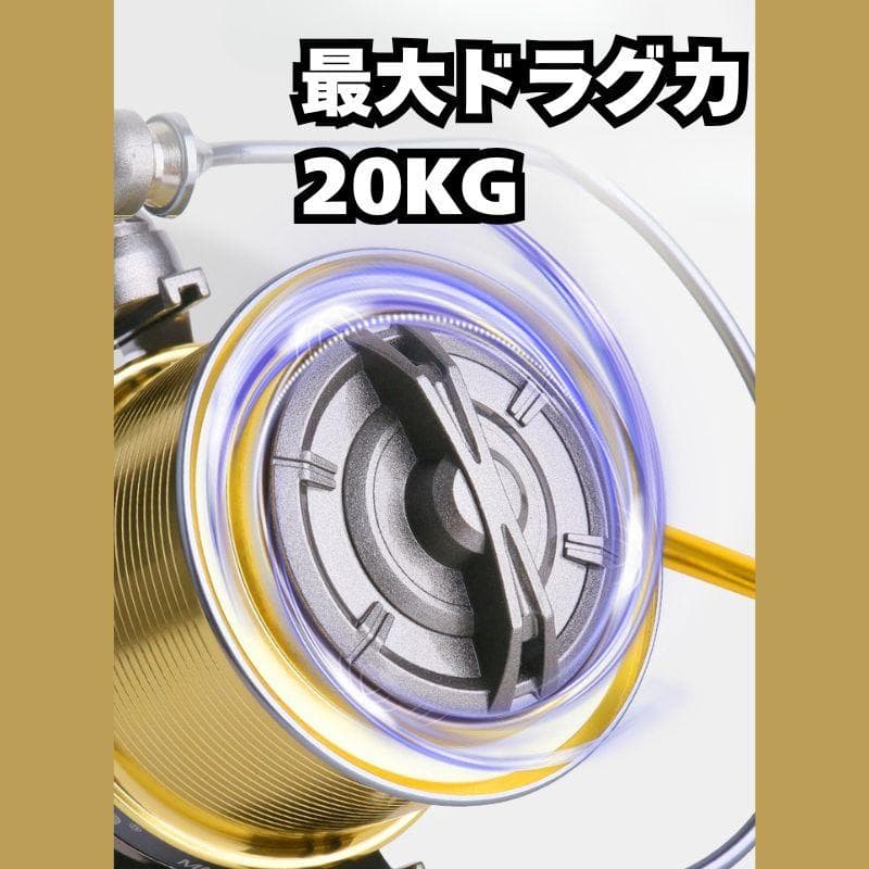 訳アリ 大型 スピニングリール 8000番 大物 ねじ込み 釣り リール