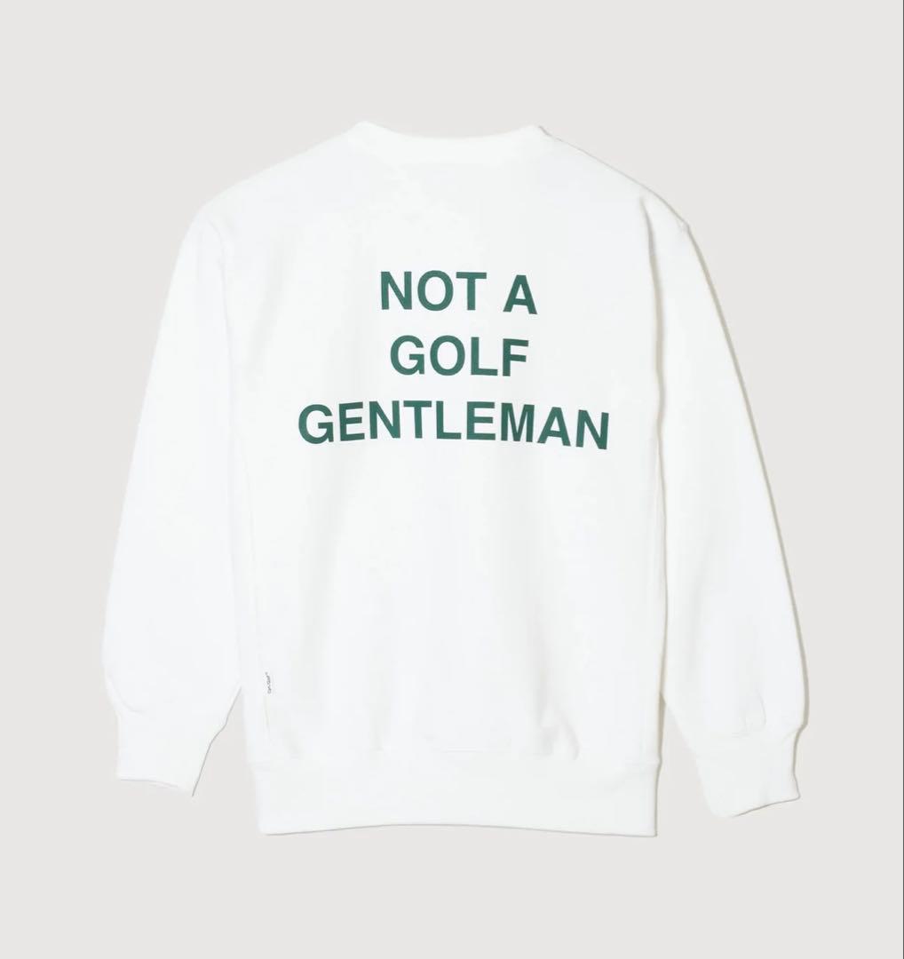 メンズウェア #GENTLEMAN CREW SWEAT - WHITE -