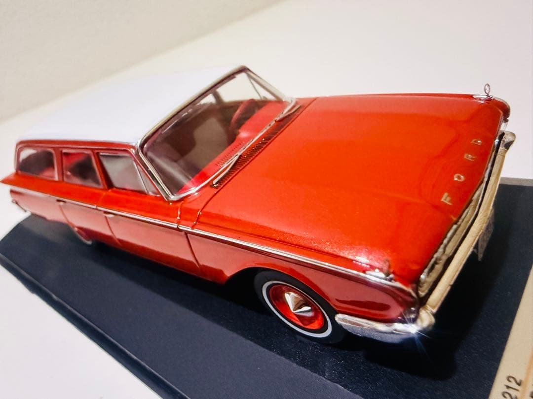 プレミアムX/'60 Fordフォード Ranchランチ ワゴン 赤 1/43