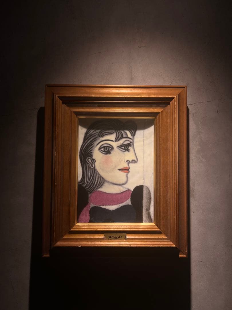 Pablo Ruiz Picasso 《ドラ・マールの肖像》　陶板