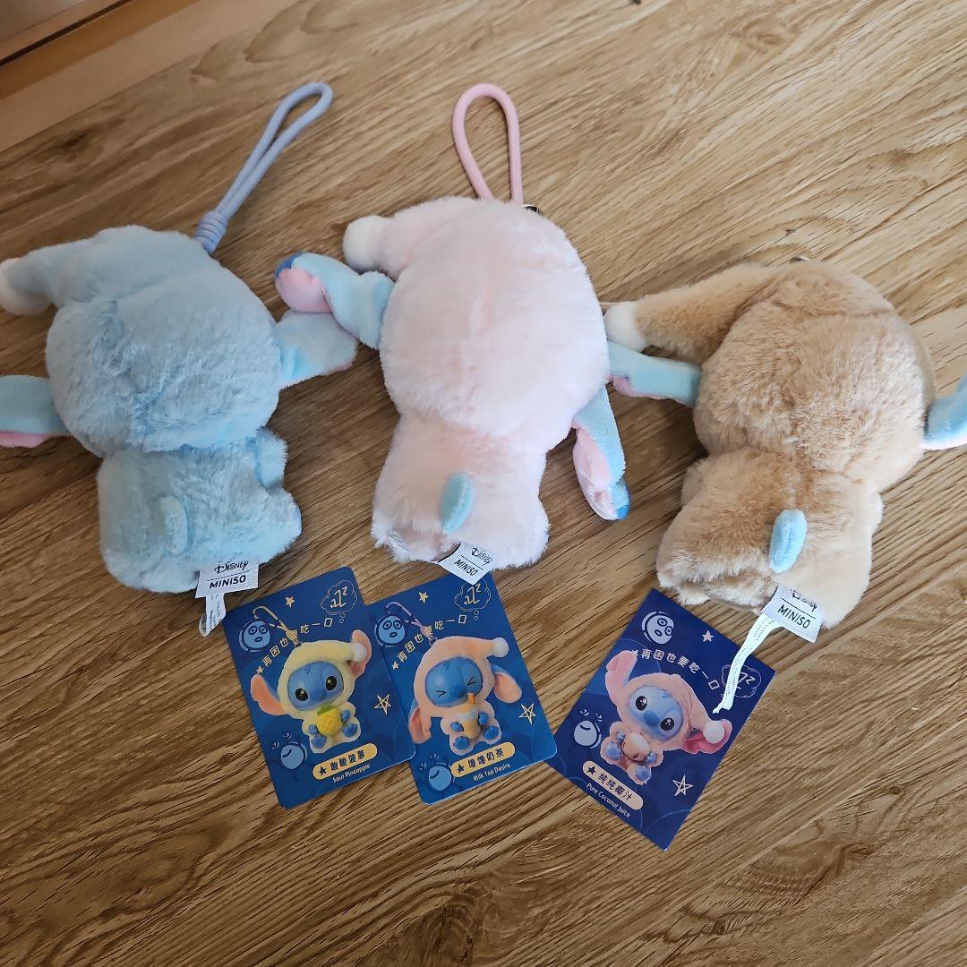 スティッチ ぬいぐるみキーホルダー 3点セット