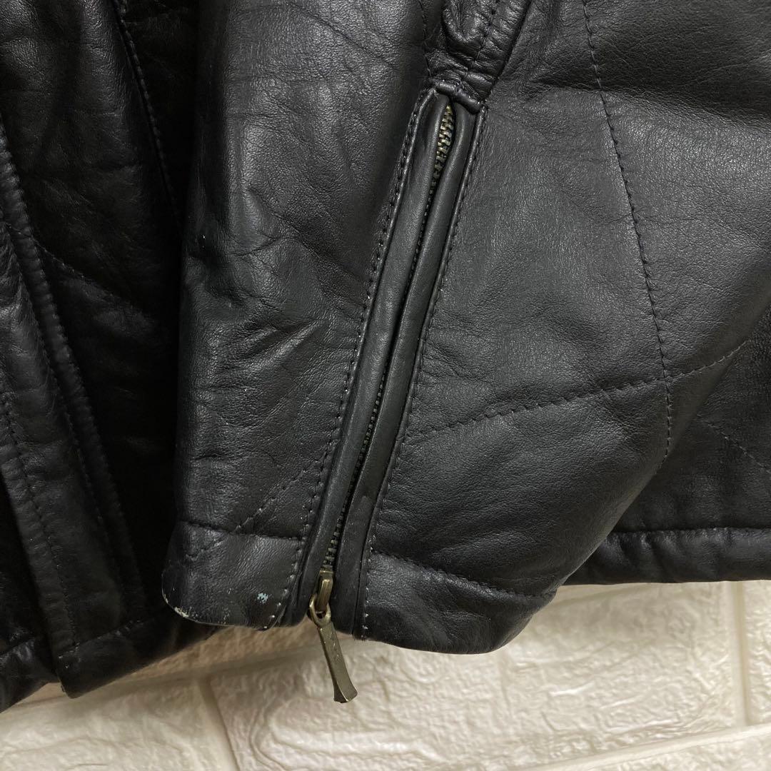当時もの　jリーグ official leather jacket ブラック