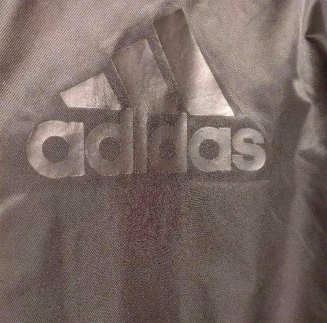 美品☆adidas ベンチコート 160 ロングコート アディダス 黒
