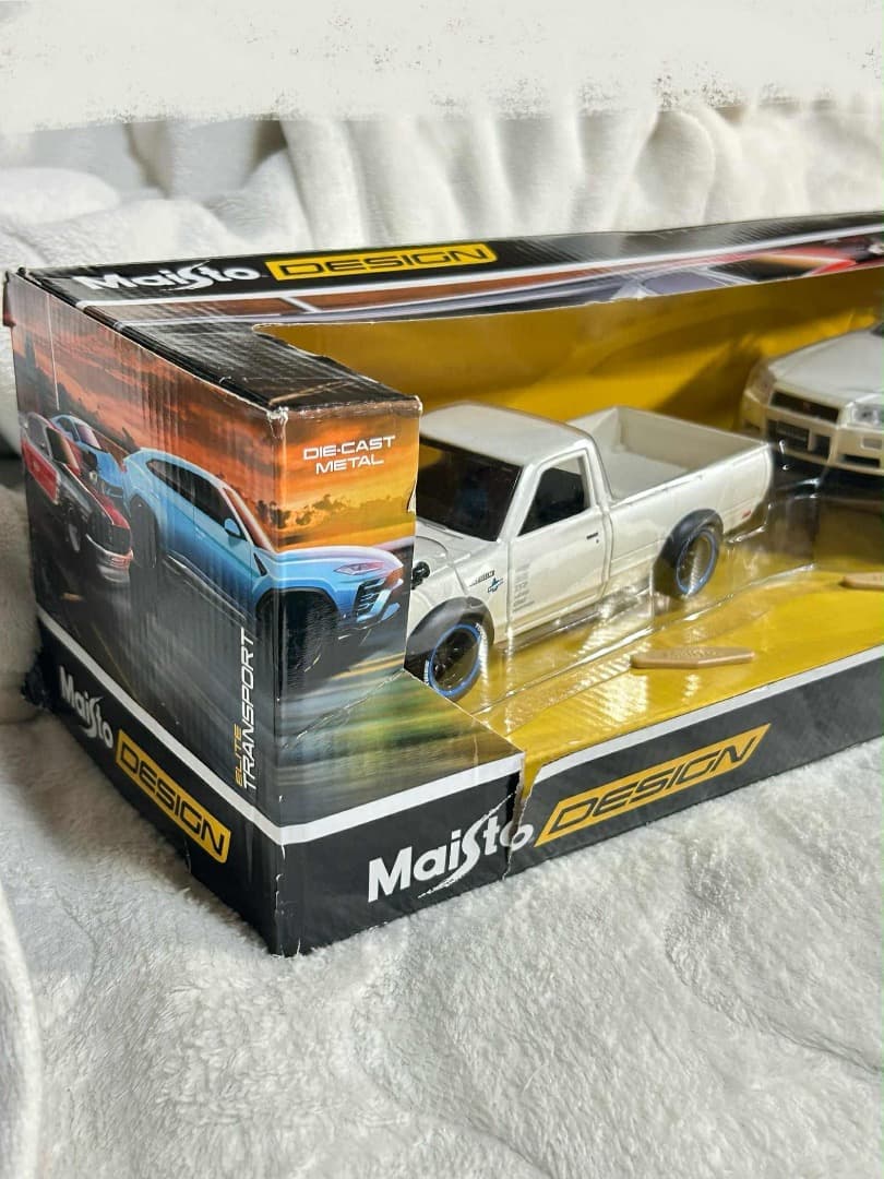 ミニカー 1/24 Maisto GT-R R34 & Datsun 620