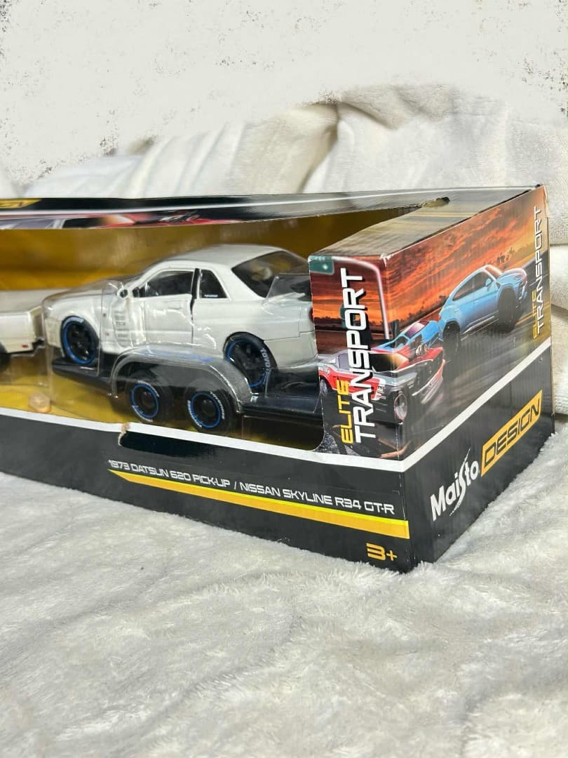 ミニカー 1/24 Maisto GT-R R34 & Datsun 620