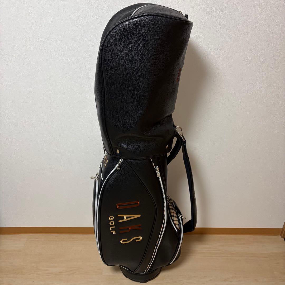 【送料無料‼️】美品　DAKS GOLFダックスゴルフ キャディーバック　ブラック