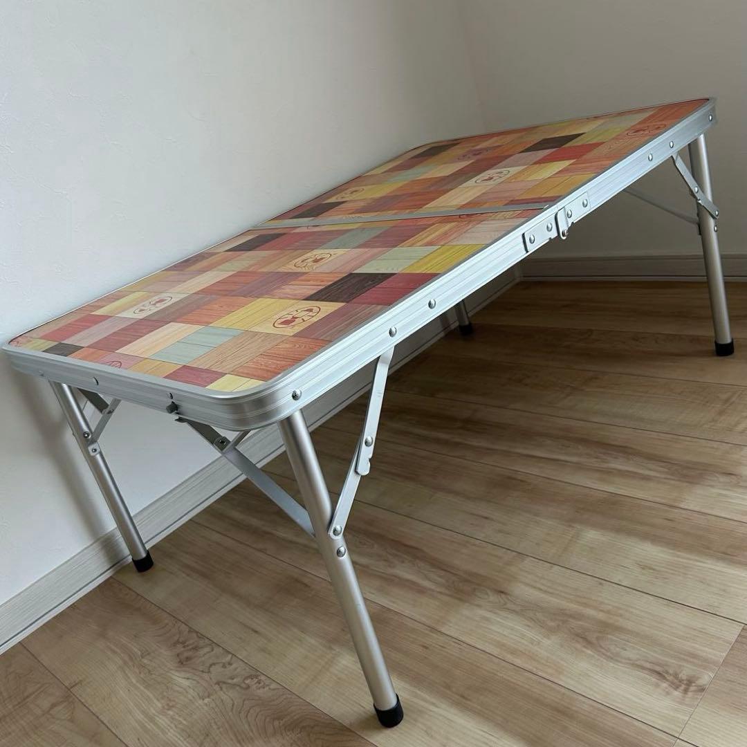 【新品】Coleman ナチュラルモザイクリビングテーブル 90プラス