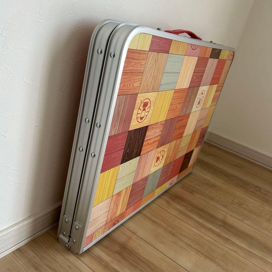 【新品】Coleman ナチュラルモザイクリビングテーブル 90プラス