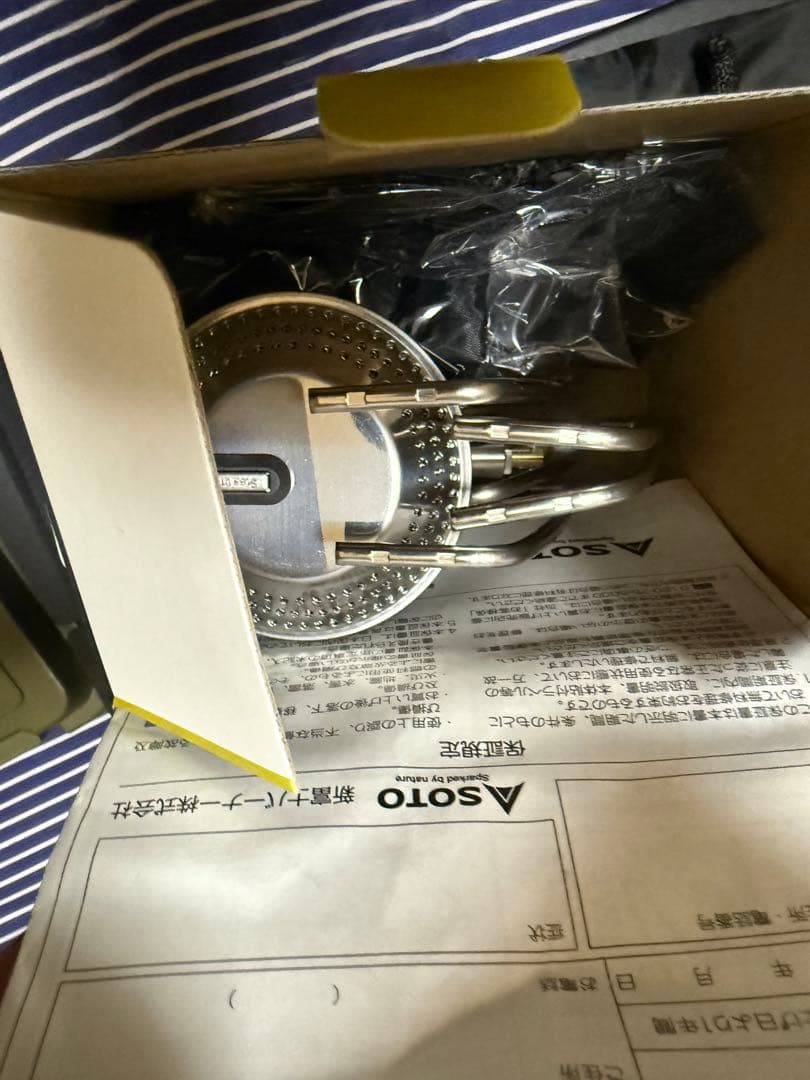 SOTO 340シングルバーナーと専用テーブル　未使用