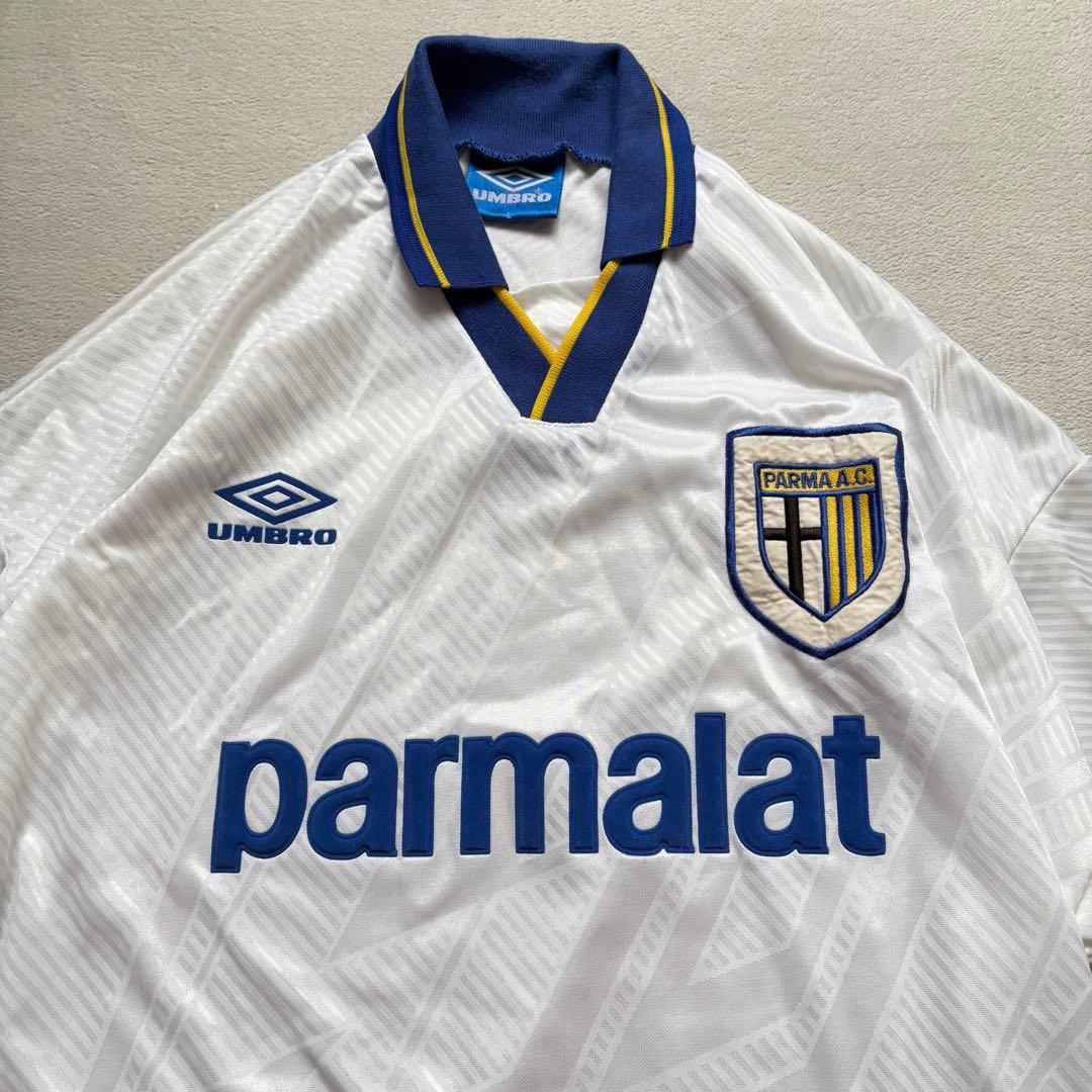 最*ん様 90s Umbro パルマ ユニフォーム サッカーシャツ ゲームシャツ