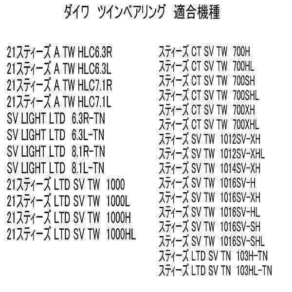 ダイワ スティーズ CT SV TW 700H ツインセラミックベアリング