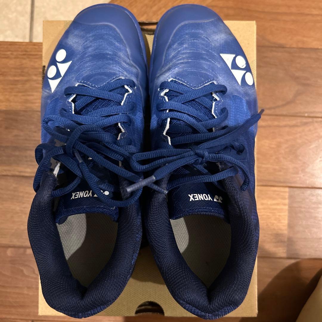 YONEX バドミントンシューズ　エアラスZウィメン　23、5㎝　ネイビーブルー