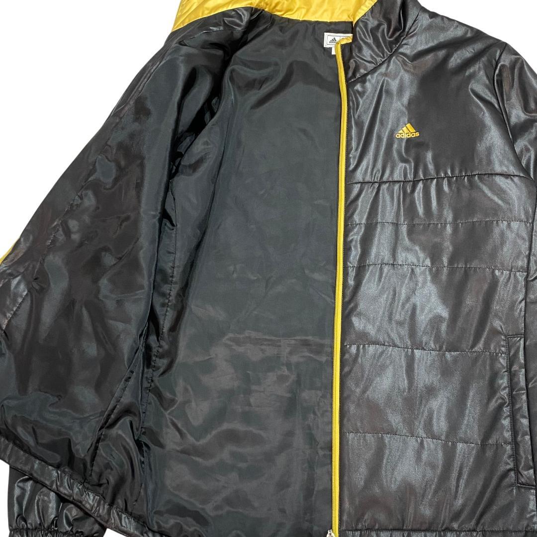 ADIDAS アディダス 中綿 ジャケット セットアップ L ブラック ゴールド
