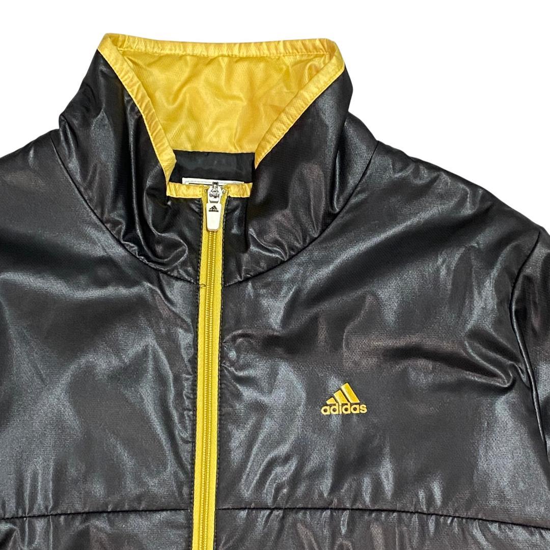 ADIDAS アディダス 中綿 ジャケット セットアップ L ブラック ゴールド