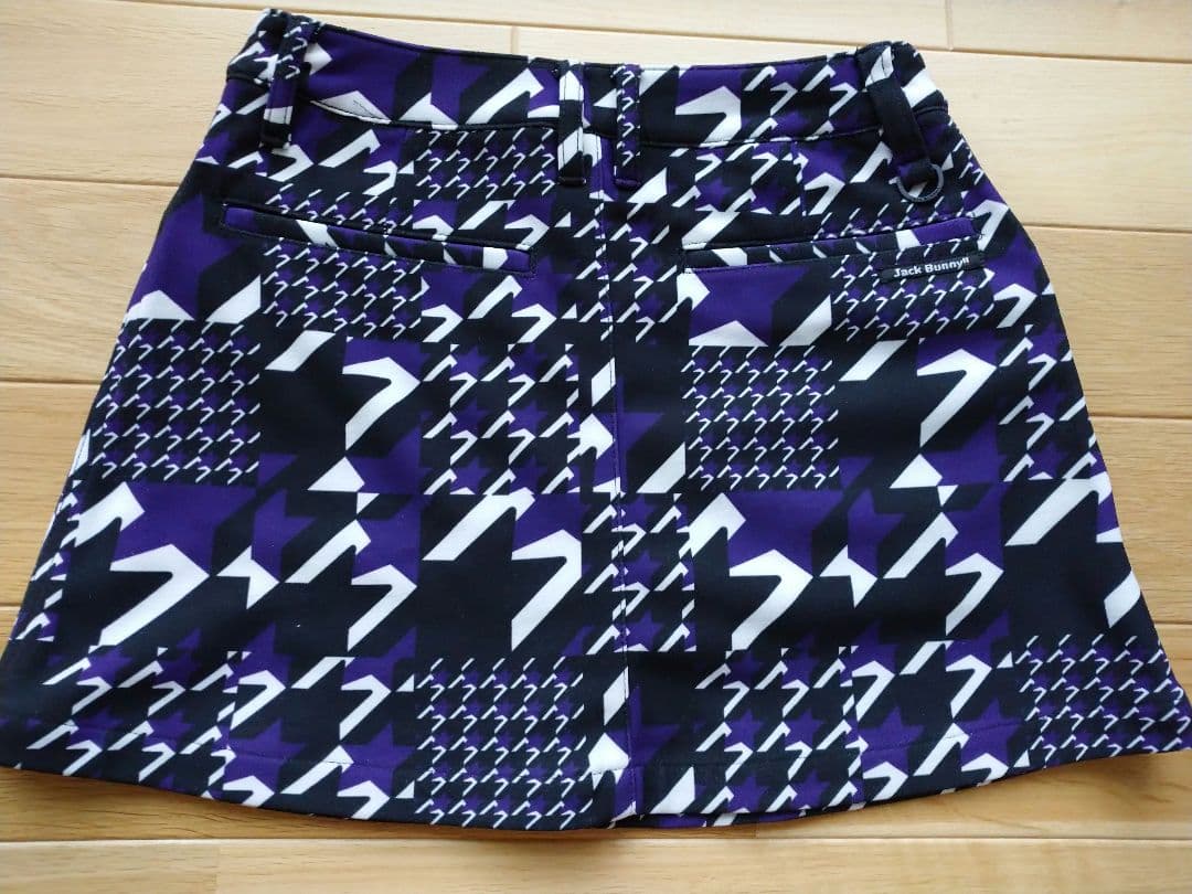 JACK BUNNY　ジャックバニー　スカート　0　S　星柄千鳥格子