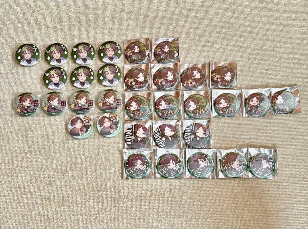 2024.2025 そらまふうらさか　うらたぬき缶バッジ
