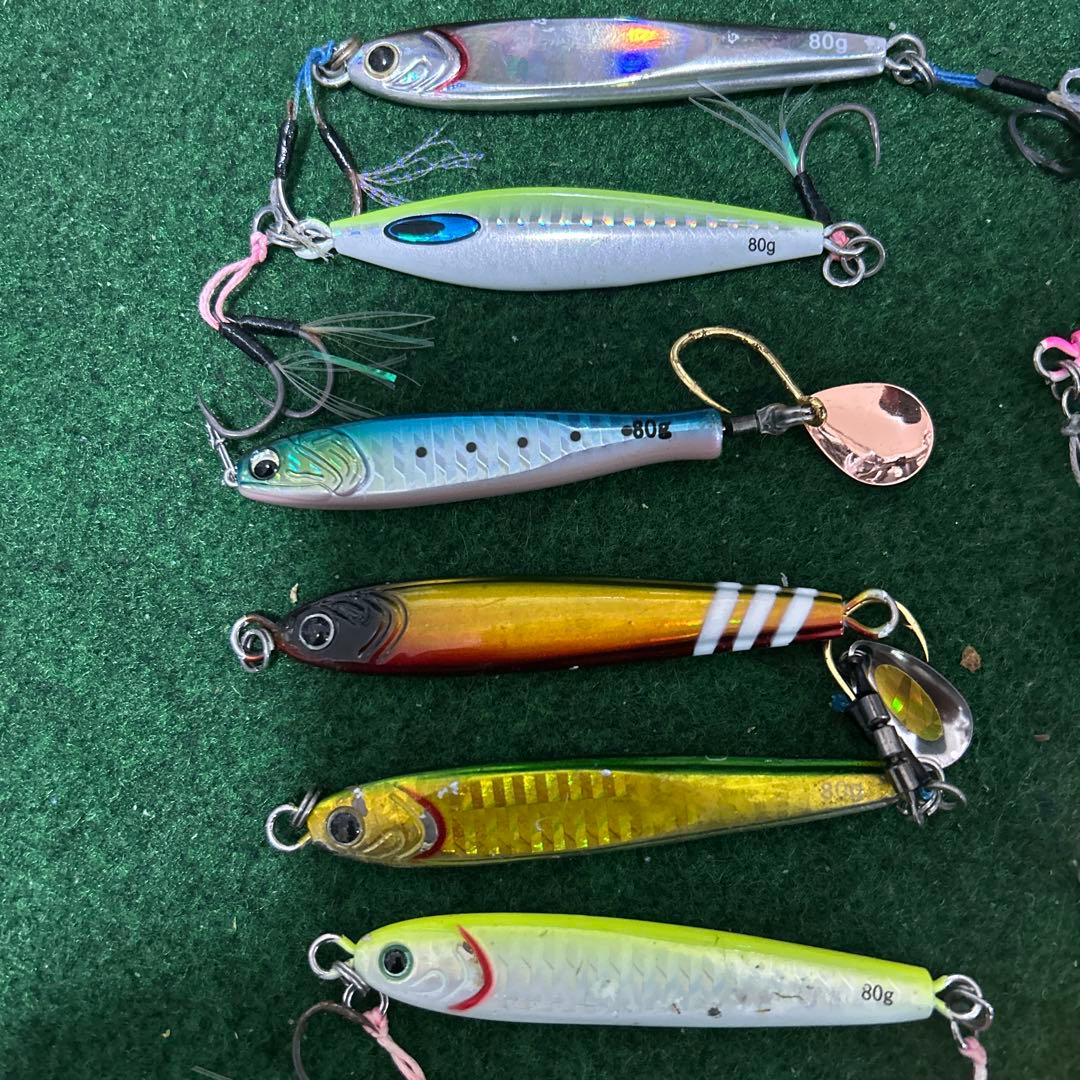 tgベイト、tgランナー他タングステンジグ 全て80g 11個セット