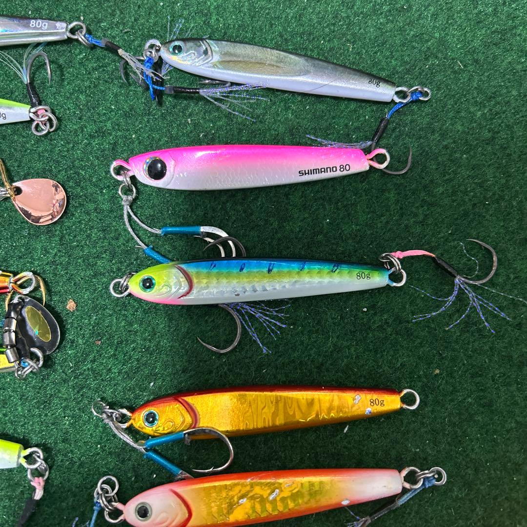 tgベイト、tgランナー他タングステンジグ 全て80g 11個セット