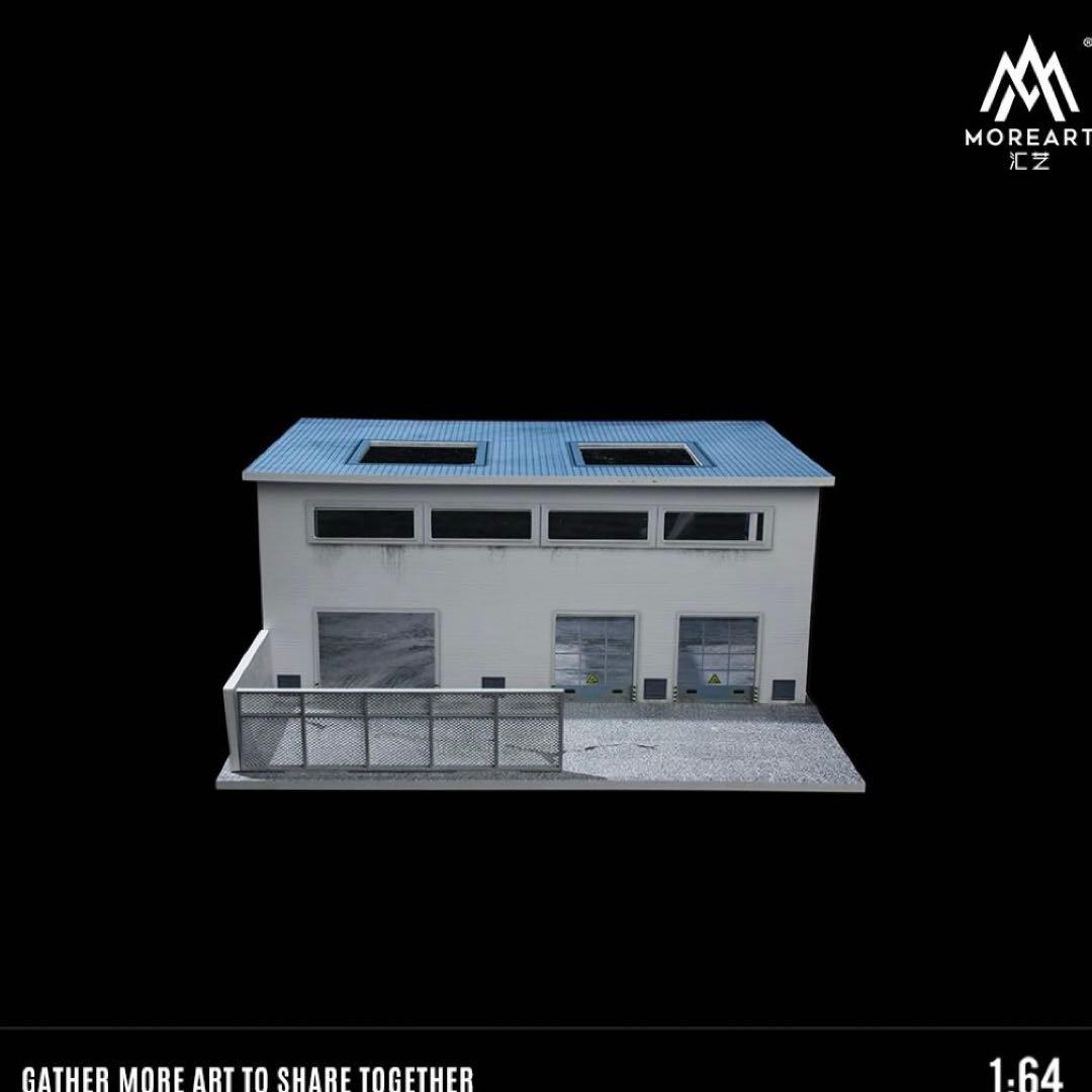 《最新入荷》1/64 大型整備工場モデル LED照明付き 新品・未使用品