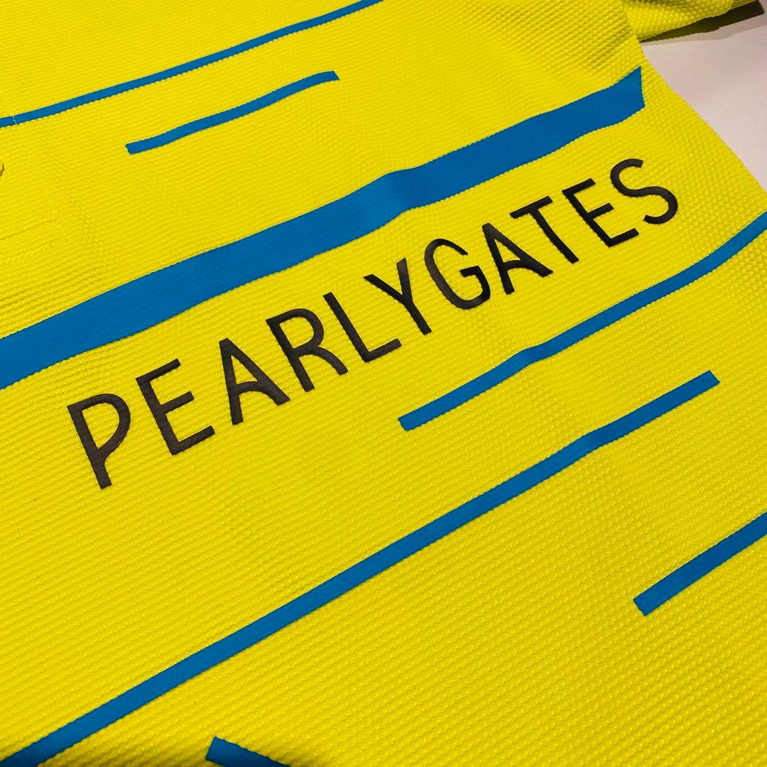 【新品】PEARLYGATES　半袖ポロシャツ　ゴルフウェア　イエロー　メンズ5