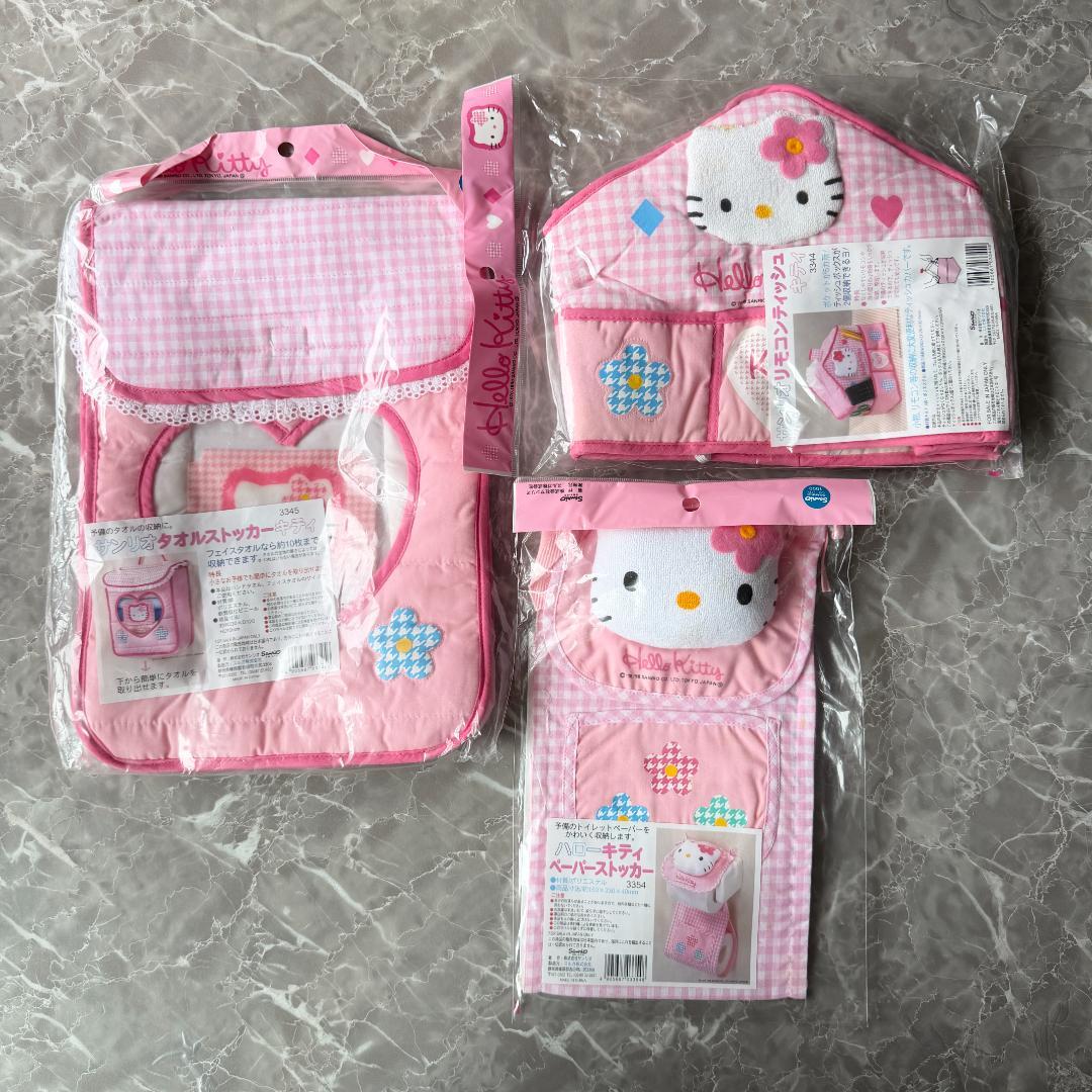 平成レトロ・新品✨Sanrio Hello Kitty 1998年インテリア３点