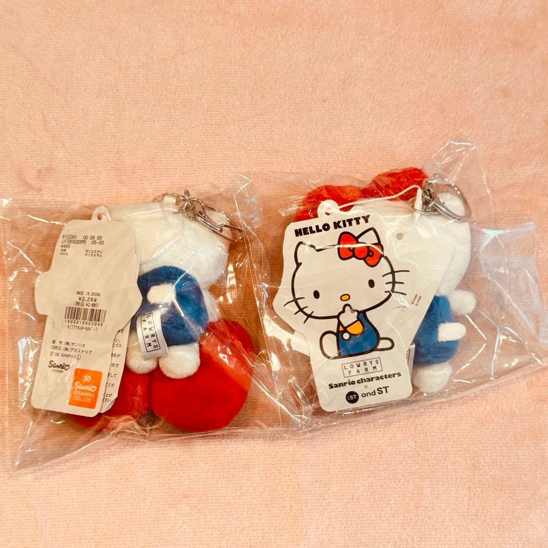 LOWRYS FARM ローリーズファーム　キティ ぬいキーホルダー　リボンノリ