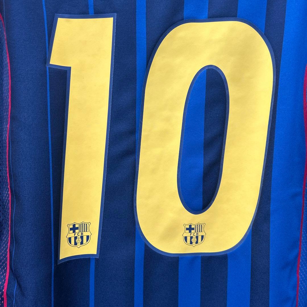 FC Barcelona Nike 長袖ユニフォーム選手支給用ロナウジーニョＬ