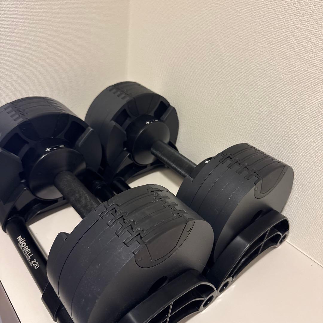 NUOBELL 20kg フレックスベル 可変式ダンベル ブラック②