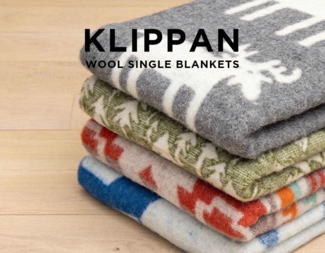 【新品未使用】ACTUS伊勢丹取扱い☆KLIPPANスローケット130×180