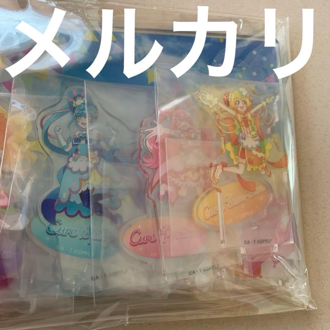 デリシャスパーティー　プリキュア　アクリルスタンドセット　LIVE、ランドマーク