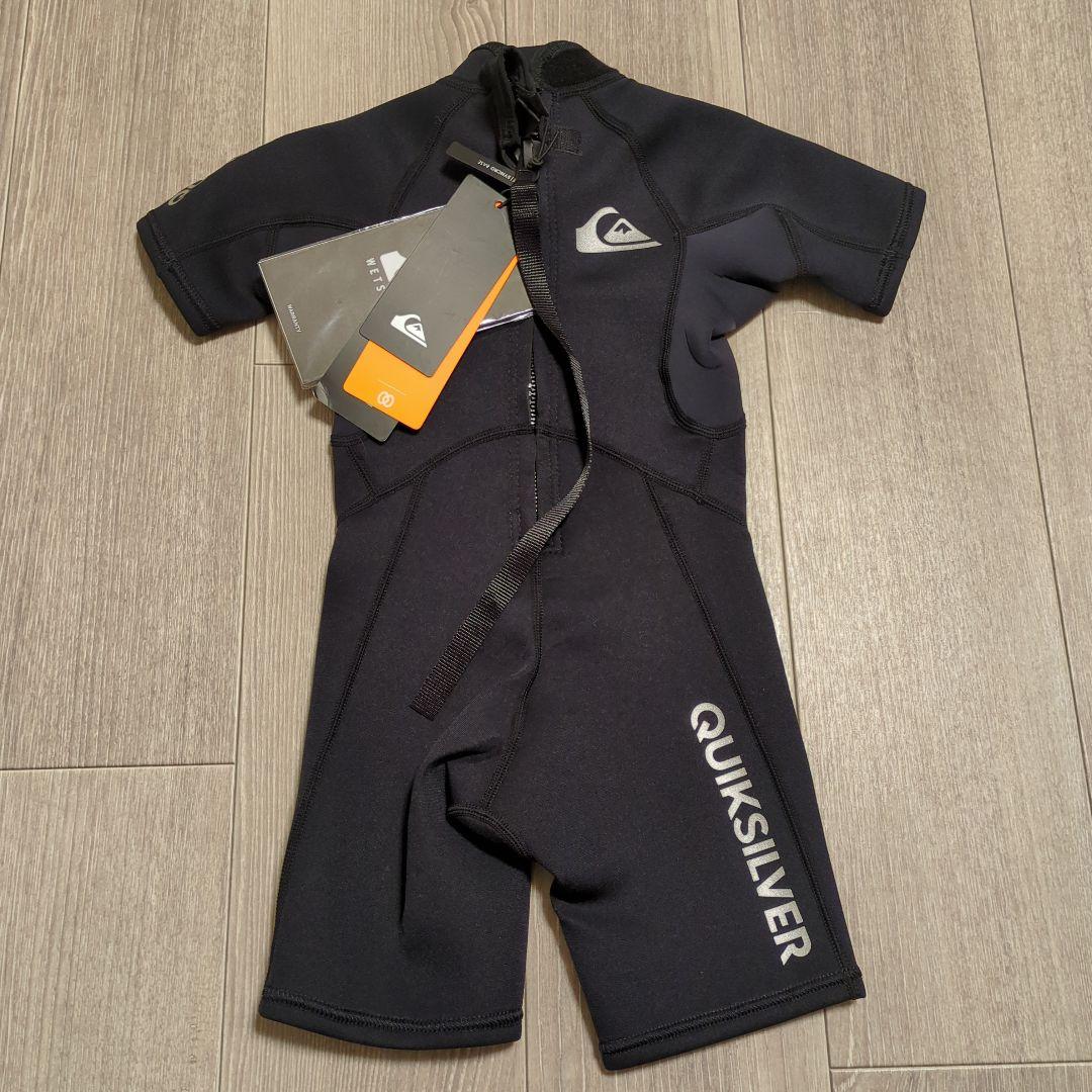 NA438 未着用タグ付 Quiksilver スプリングウェットスーツ キッズ