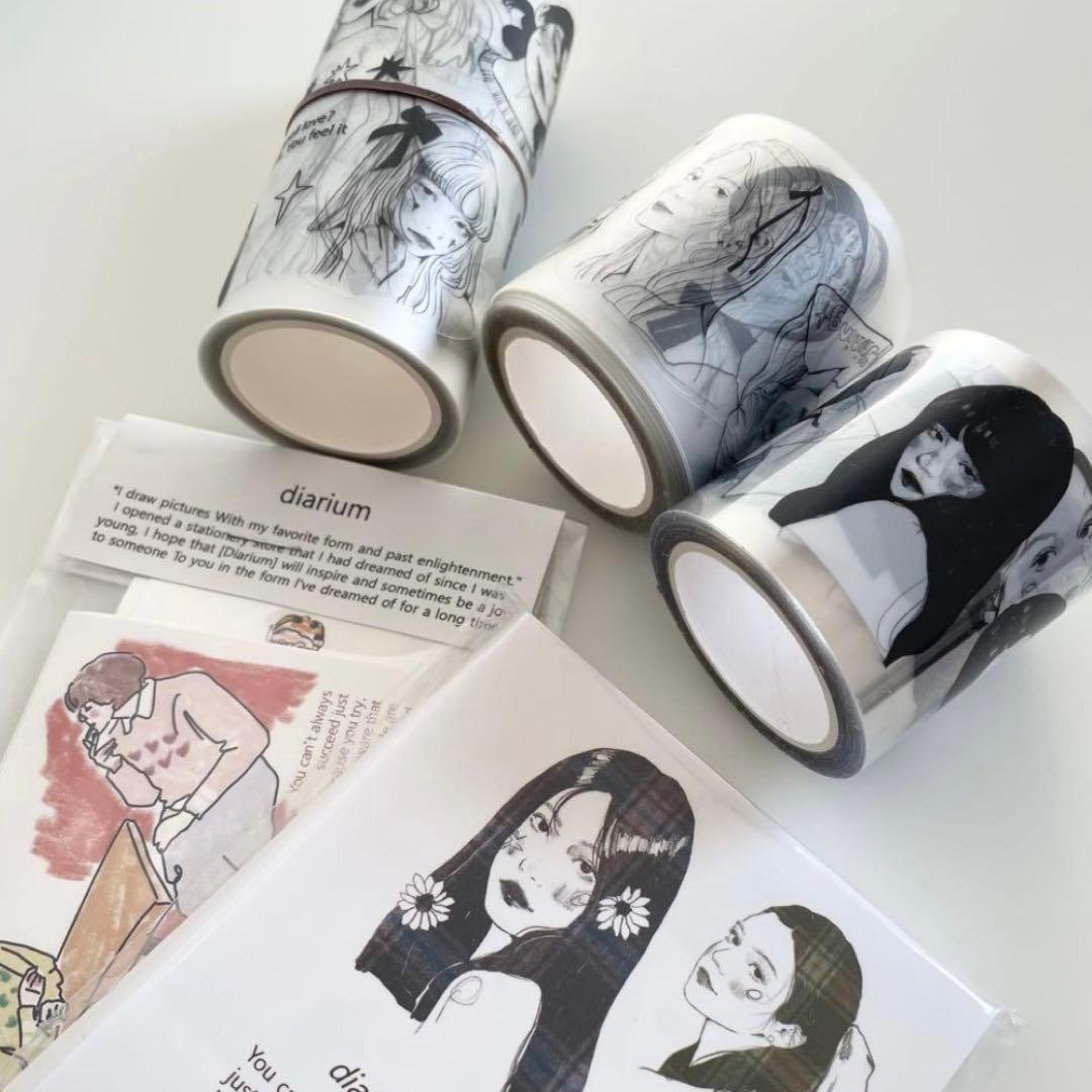 1セット限定　韓国　貯金　バインダー　カバー　diarium 大容量セット