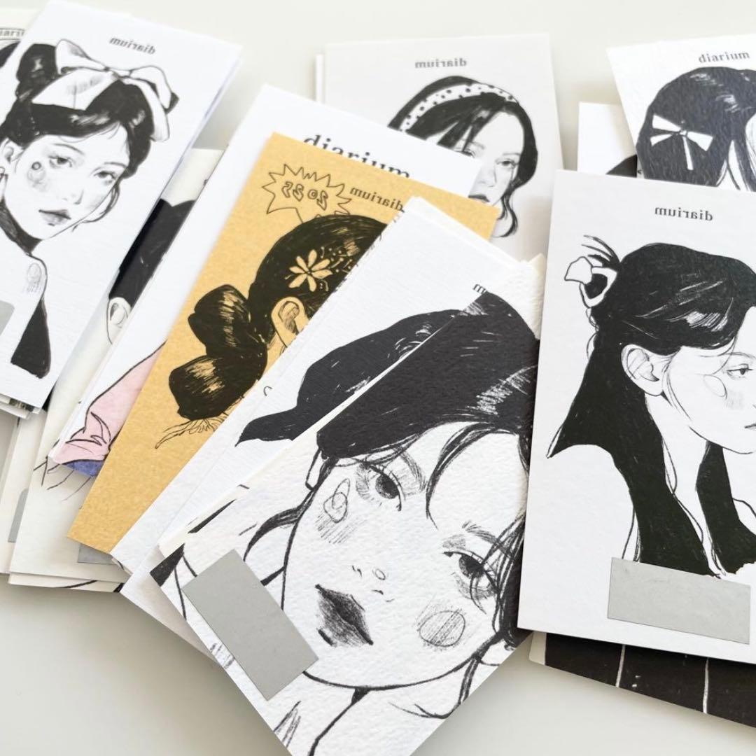 1セット限定　韓国　貯金　バインダー　カバー　diarium 大容量セット