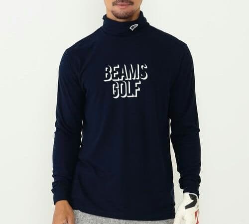 BEAMS GOLF ビームス ゴルフ シャドーロゴ タートルネックシャツXL