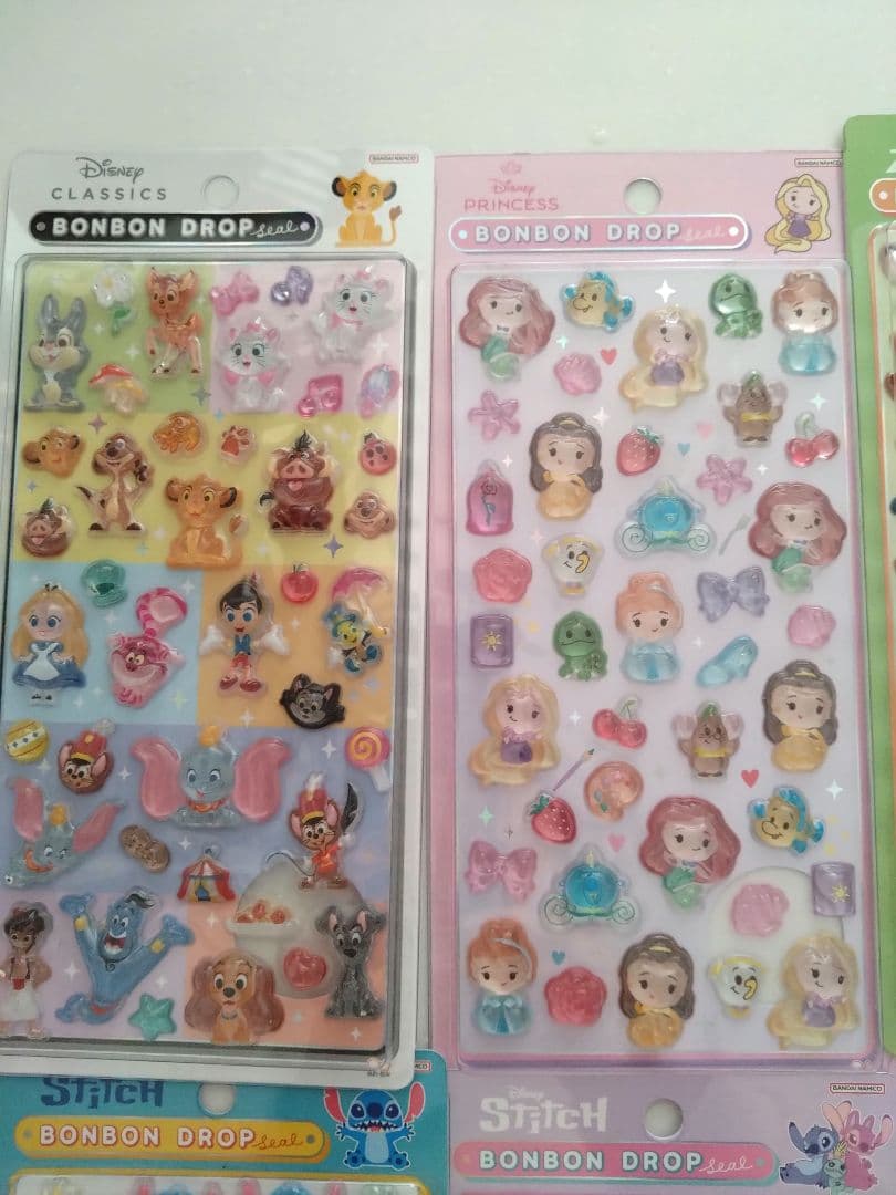 正規品　ボンボンドロップシール　ディズニー　全種　8種　第二弾　コンプセット