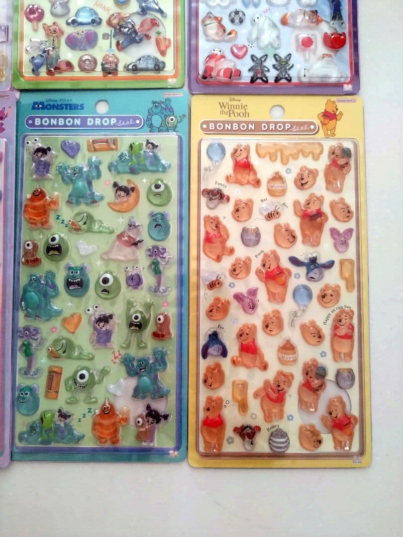 正規品　ボンボンドロップシール　ディズニー　全種　8種　第二弾　コンプセット